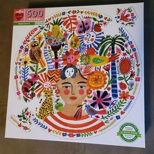 500 piece round jigsaw puzzle